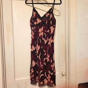 Spaghetti Strap Nine West Floral Maxi